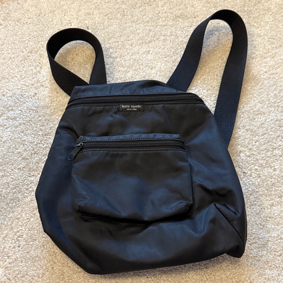 kate spade.mini backpack SPADE Spade Flower Quilted Fabric Small Black KK158 its up to you Kate Spade small backpack